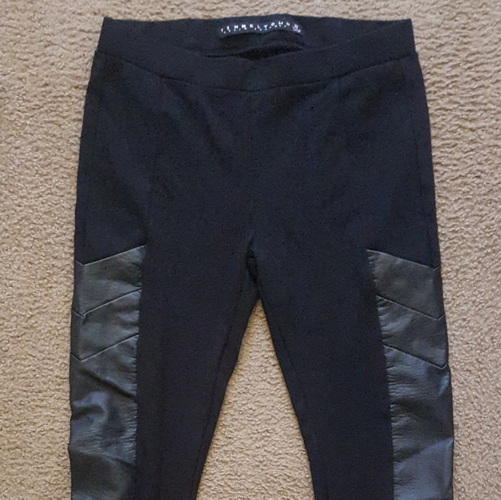 Tinseltown Leggings. Size S. Black/Pleather
